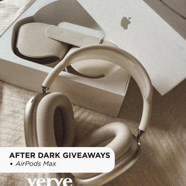 Spring break travel essentials...unlocked with VERVE After Dark giveaways✈️

Giveaway Items:
🎧 AirPods Max
💌 $250 Delta Gift Card
🧶 Lola Blanket

Winners will be announced each hour and you must be present to win✨