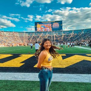 clear skies and wolverine pride 💙💛