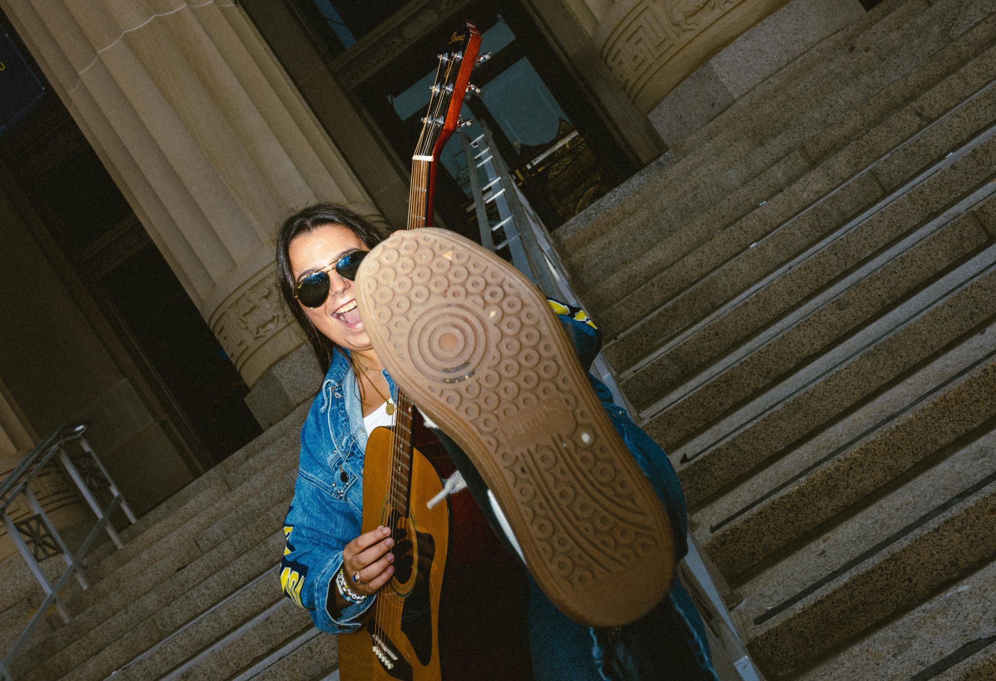 VERVE Ann Arbor two people laughing outside